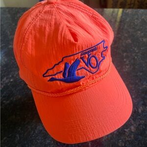 Vintage Seagrams whisky rope orange cap